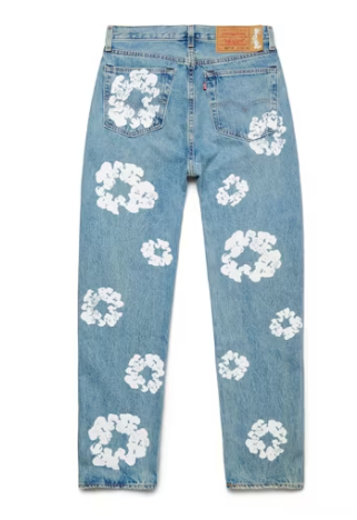 Denim Tears x Levi's Cotton Wreath Jean Light Wash