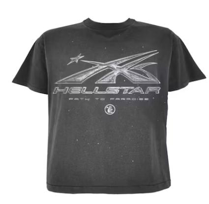 Hellstar Chrome Logo T-Shirt Black