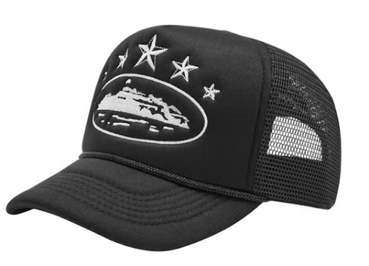 Corteiz 5 Starz Alcatraz Trucker Black