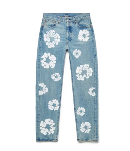 Denim Tears x Levi's Cotton Wreath Jean Light Wash